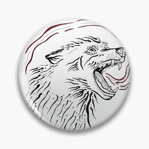 Artikelvorschau, Brüllender Wolf entworfen und verkauft von TheHugsja.