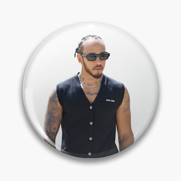 Item preview, Lewis Hamilton F1 Driver in Designer Vest George F1 Teammate designed and sold by FormulaGTee1.