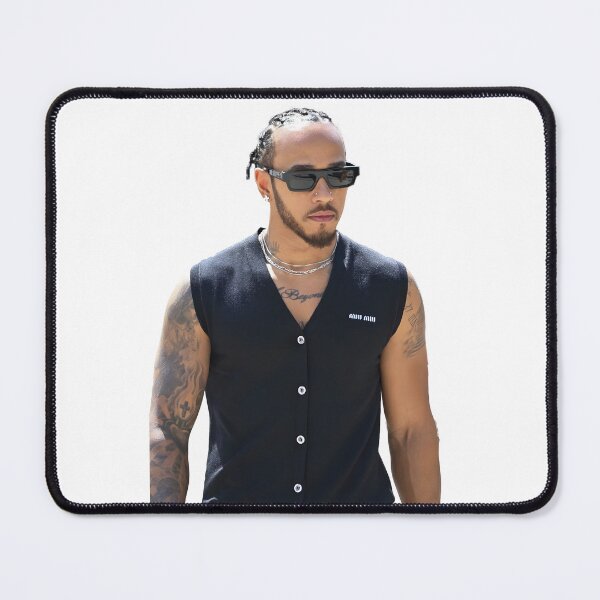 Item preview, Lewis Hamilton F1 Driver in Designer Vest George F1 Teammate designed and sold by FormulaGTee1.