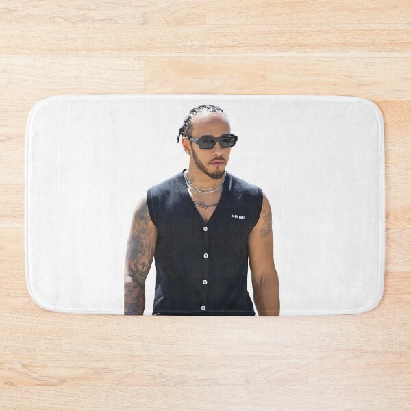 Item preview, Lewis Hamilton F1 Driver in Designer Vest George F1 Teammate designed and sold by FormulaGTee1.