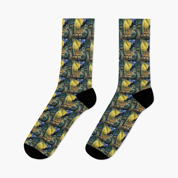 Item preview, Café Terrace at Night Funny Van Gogh parody designed and sold by ArtUnova.