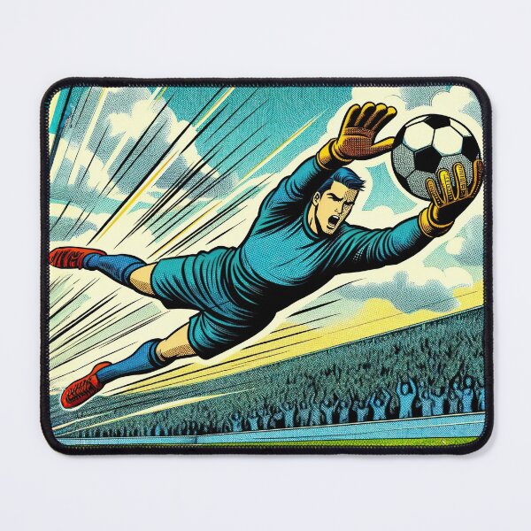 Item preview, The Art of Soccer Defence: A Goalkeeper's Athletic Prowess designed and sold by artwaves.