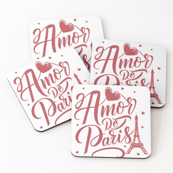 Item preview, Amor de Paris: Eiffel Tower Design with Red Wine Hearts for Romantic Décor designed and sold by HahaHandlesHub.