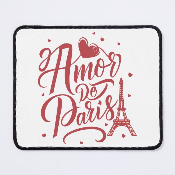 Item preview, Amor de Paris: Eiffel Tower Design with Red Wine Hearts for Romantic Décor designed and sold by HahaHandlesHub.