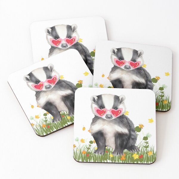 Item preview, Love badger in sunglasses designed and sold by loedbrok99.