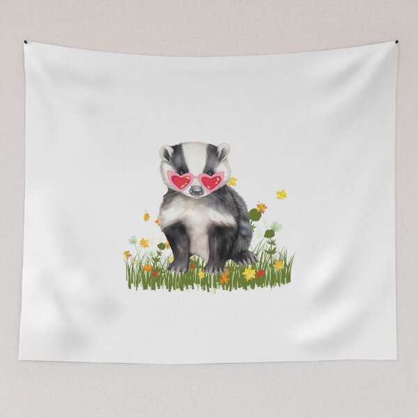 Item preview, Love badger in sunglasses designed and sold by loedbrok99.