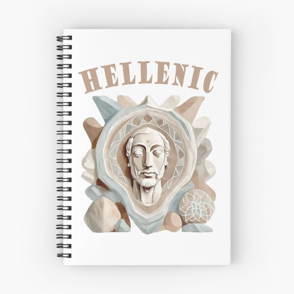Item preview, boho style traditional Hellenic fabric pattern design designed and sold by ironpalette.