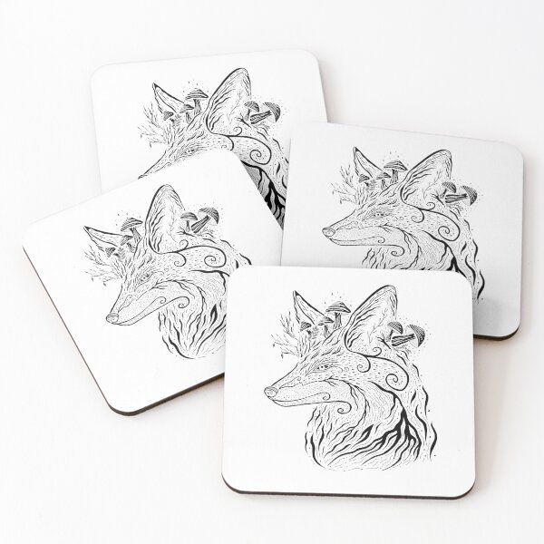 Item preview, Folklore psychedelic fox designed and sold by TheHugsja.
