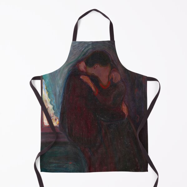 Item preview, The Kiss | Edvard Munch romantic couple kissing still life portrait painting designed and sold by Jéanpaul Ferro.
