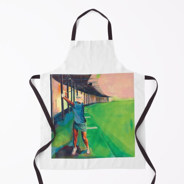 Item preview, Woman golfer, for golf fans, golfer on the driving range designed and sold by MagdaKlosArt.