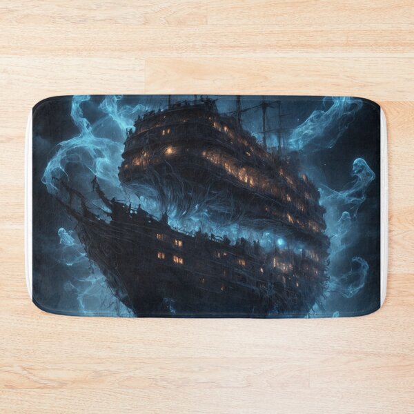 Item preview, Ethereal Odyssey: A Diffuse Ghost Ship in Dynamic Colors designed and sold by RedArtG09.