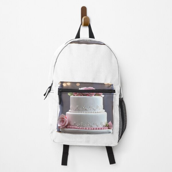 Item preview, Wedding Cake With Pink Roses designed and sold by JoyPhotoArt.
