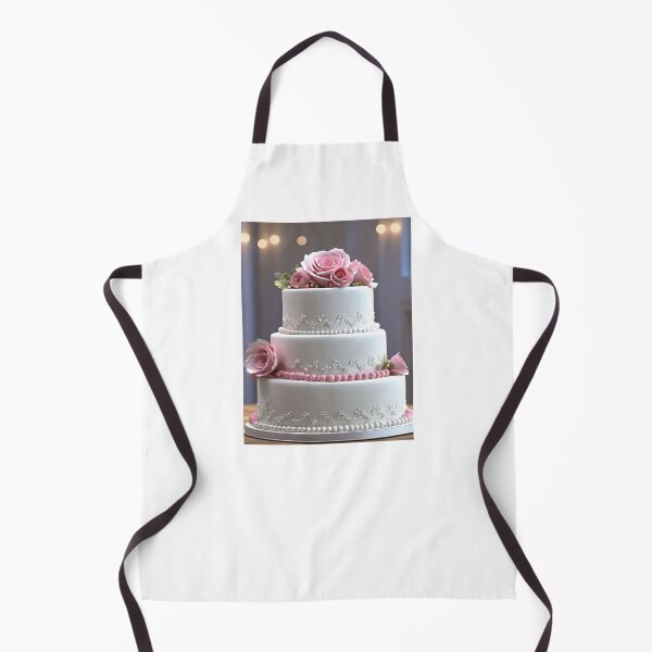 Item preview, Wedding Cake With Pink Roses designed and sold by JoyPhotoArt.