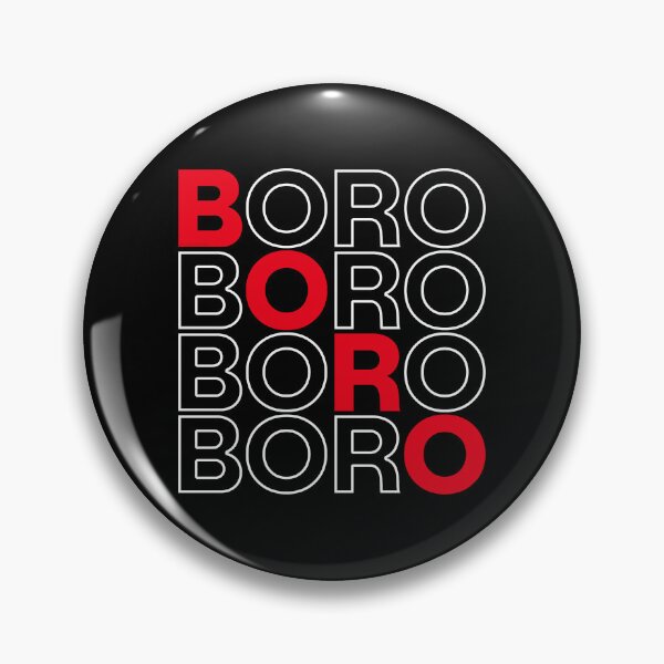 Item preview, Boro White Outline designed and sold by Logo-A-GoGo.