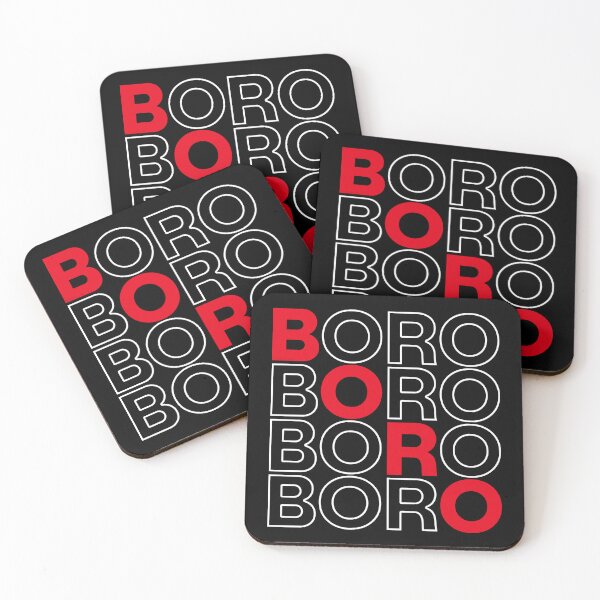 Item preview, Boro White Outline designed and sold by Logo-A-GoGo.
