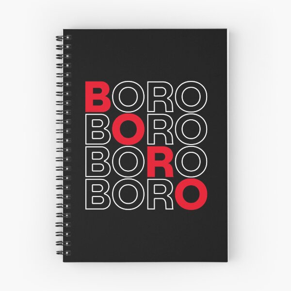 Item preview, Boro White Outline designed and sold by Logo-A-GoGo.