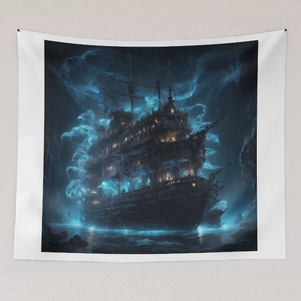 Item preview, Otherworldly Symphony: 3D Projections of Ghostly Fabric and Glowing Threads designed and sold by RedArtG09.