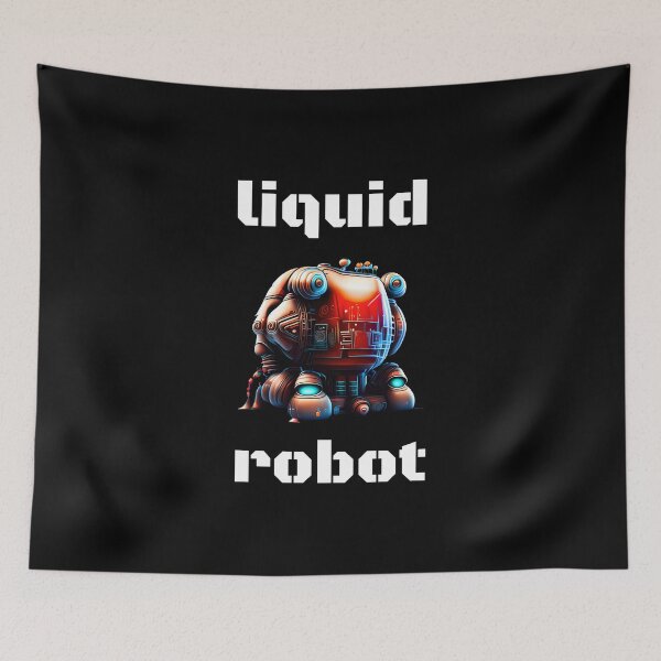 Artikelvorschau, Flüssiges Roboterdesign entworfen und verkauft von ShamblesShirts.