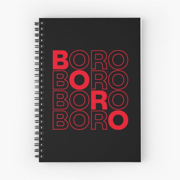 Item preview, Boro Red Outline designed and sold by Logo-A-GoGo.