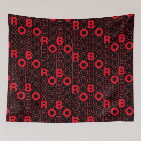 Item preview, Boro Red Outline designed and sold by Logo-A-GoGo.