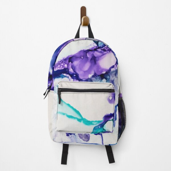 Item preview, Purple Blue Abstract Alcohol Ink designed and sold by heatherdoucette.