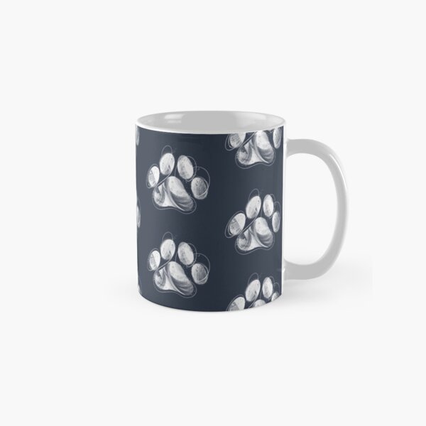 Item preview, Modern Dog Paw Illustration With Brush Stroke Texture designed and sold by JustPawsome.