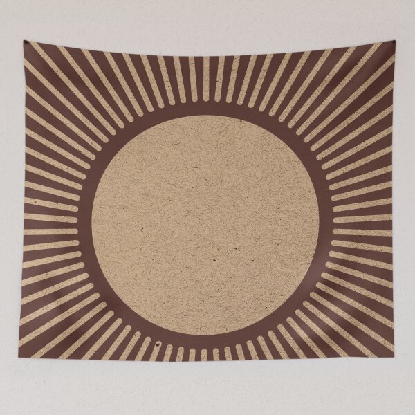 Item preview, Cali Boho-Contemporary Recycled Sunburst Art designed and sold by BossyCatHome.