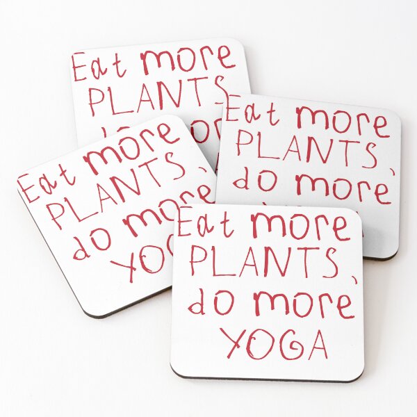 Item preview, Eat more plants, do more yoga designed and sold by kinpirks.