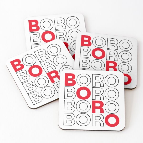 Item preview, Boro Black Outline White Background designed and sold by Logo-A-GoGo.