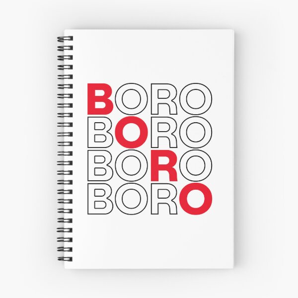 Item preview, Boro Black Outline White Background designed and sold by Logo-A-GoGo.