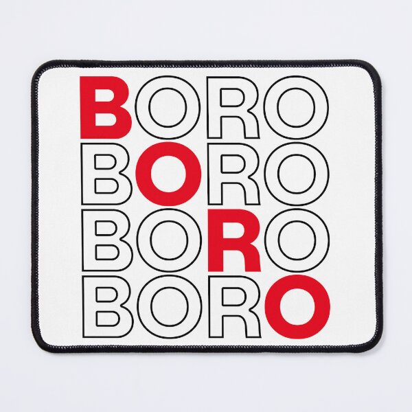 Item preview, Boro Black Outline White Background designed and sold by Logo-A-GoGo.