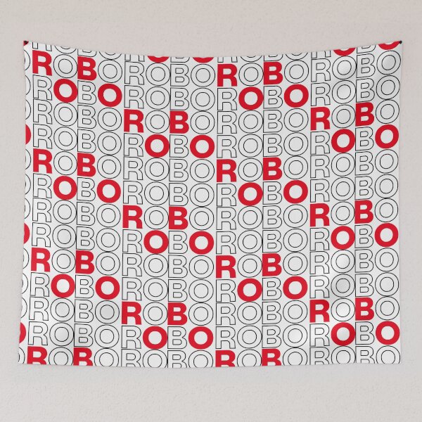 Item preview, Boro Black Outline White Background designed and sold by Logo-A-GoGo.