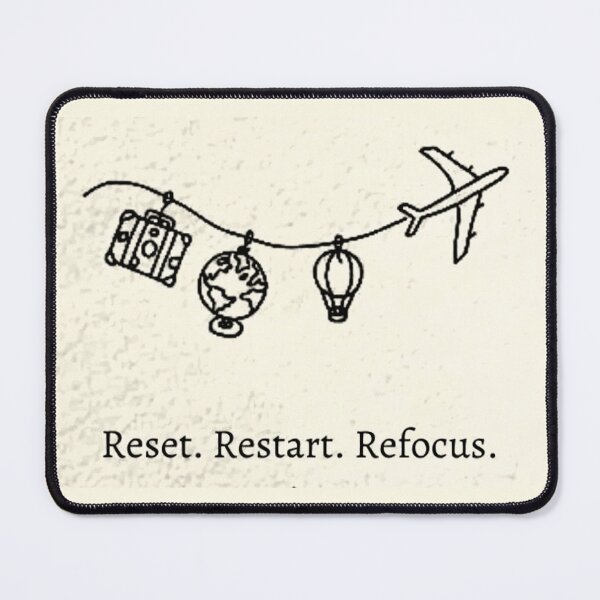 Item preview, reset, restart, refocus designed and sold by ritusdesigns.