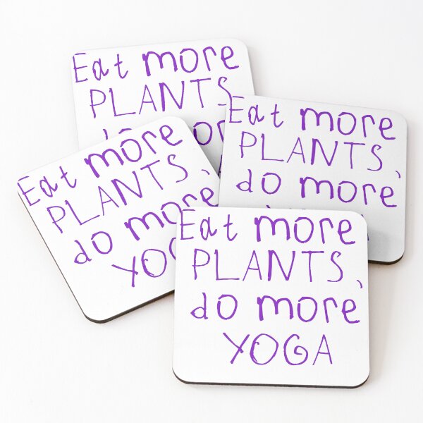 Item preview, Eat more plants, do more yoga designed and sold by kinpirks.