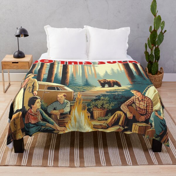 Item preview, So This Sucks Camping Bear Funny designed and sold by Esskay Designs.