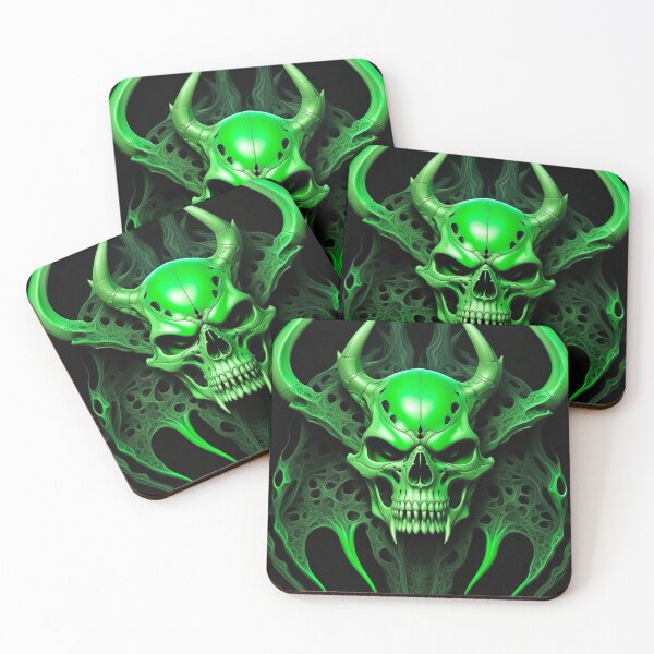 Item preview, Alien Skull Pattern 1 designed and sold by WastelandsEdge.
