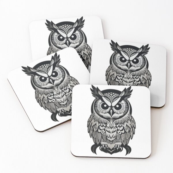 Item preview, Black and White Owl designed and sold by CarlosMACastroS.