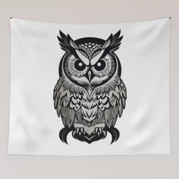 Item preview, Black and White Owl designed and sold by CarlosMACastroS.