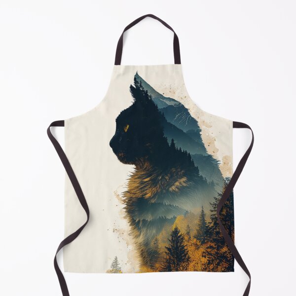 Item preview, Night Cat Double Exposure designed and sold by Ewa Miller.