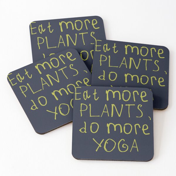 Item preview, Eat more plants, do more yoga designed and sold by kinpirks.