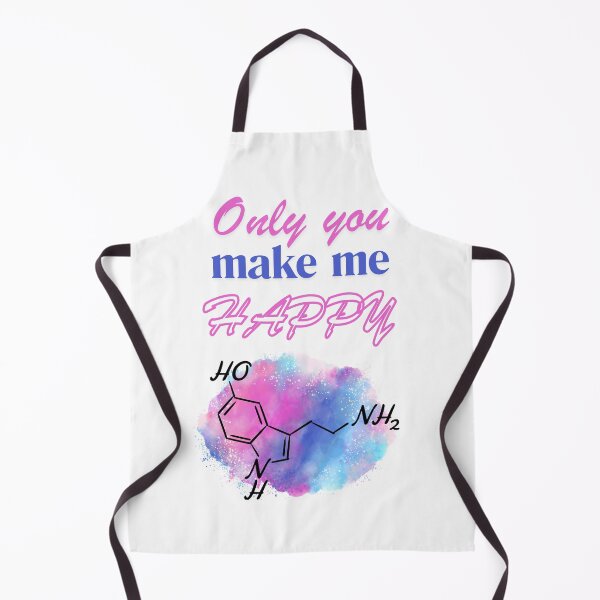 Item preview, Serotonin, medical symbols for psychiatrists, students of medicine and healthcare workers, vibrant watercolor designed and sold by Drawmecute.