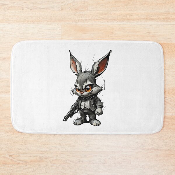 Item preview, Warrior Bunny: A Fierce and Fearless Fighter designed and sold by Stitch-Switch.