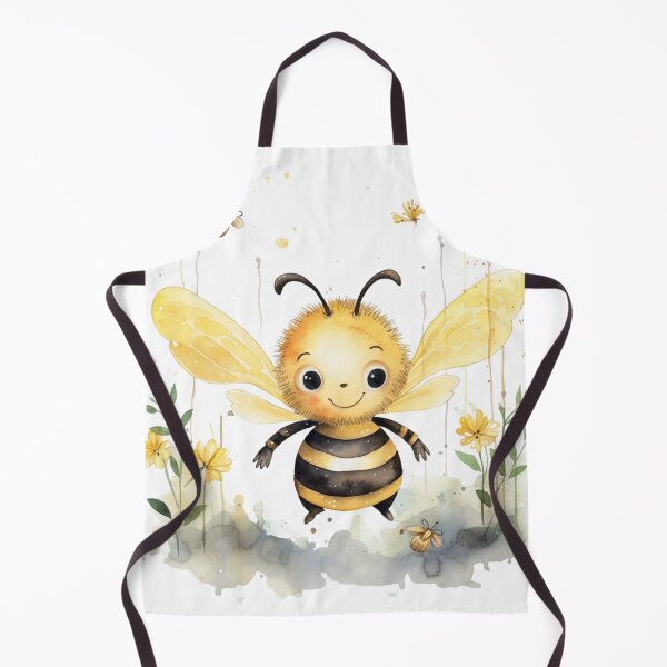 Item preview, Cute Bee Watercolor designed and sold by BLUEFOX05.