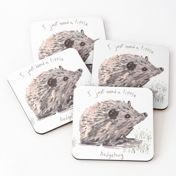 Item preview, I just need a little hedgehug.  Hedgehog love.  Hedgehog hugs. Hedgehog lovers gifts. designed and sold by K Mussack.
