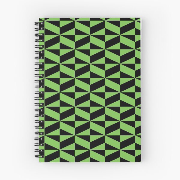 Item preview, 3D Effect Geometric Pattern - Green and Black Cubes Optical Illusion designed and sold by FakeMirror.