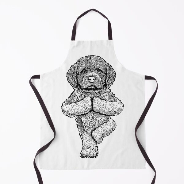 Item preview, Lagotto Romagnolo Yoga Dog Puppy Funny Dogs Tree Pose Asana designed and sold by GrandeDuc.