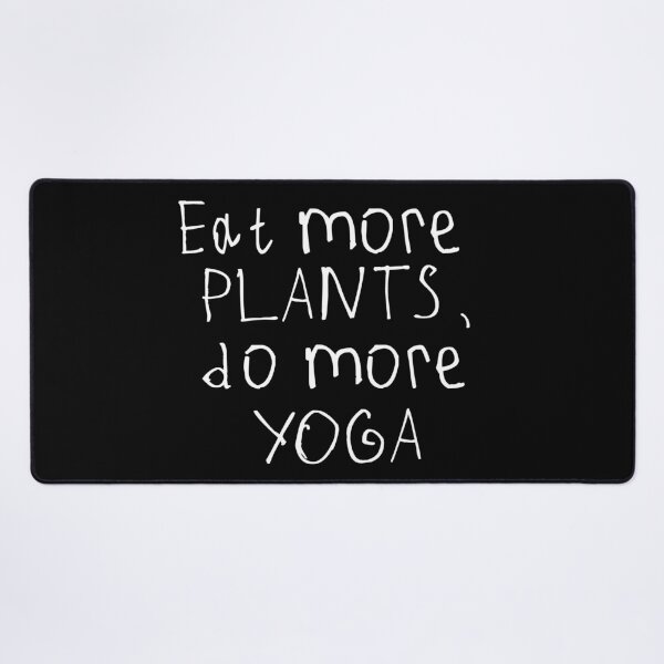 Item preview, Eat more plants, do more yoga designed and sold by kinpirks.