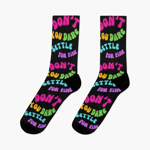 Item preview, don't you dare settle for fine,colorful design designed and sold by belladesign7.