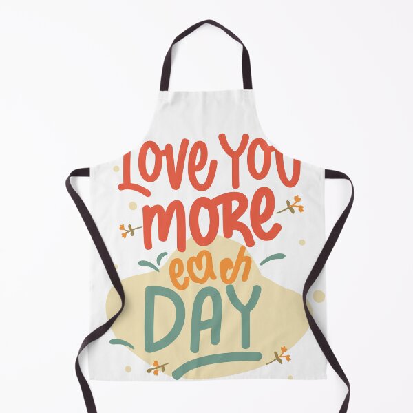Item preview, Love You More Each Day Collection: Elegant Typography Expressing Growing Affection for Ever-Expanding Love designed and sold by HahaHandlesHub.