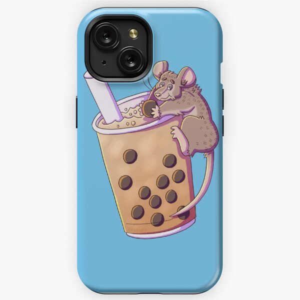 Boba Cup & Straw Cute Green Boba Bubbles Case iPhone 13 - IP13